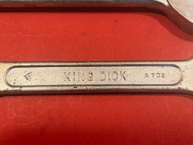 King Dick Whitworth Spanners Pair – B138 & A706 – British Made