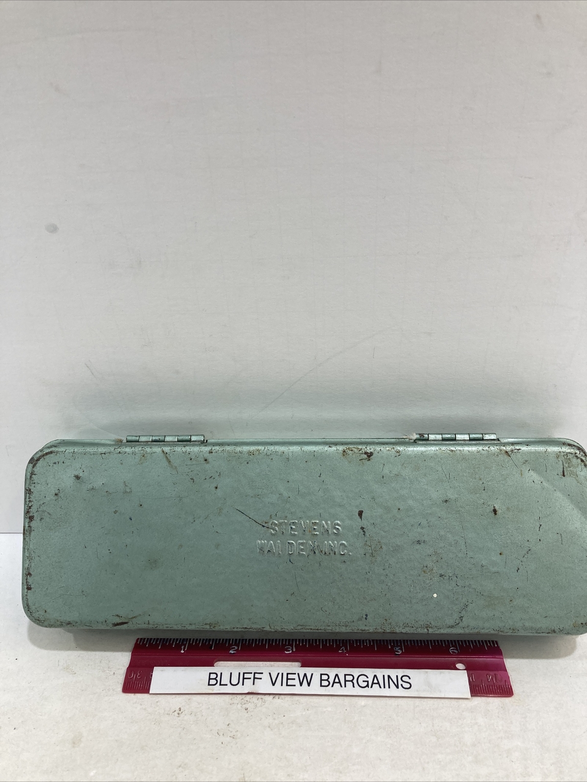 Vintage Stevens Walden Socket Set (BOX ONLY ) light green