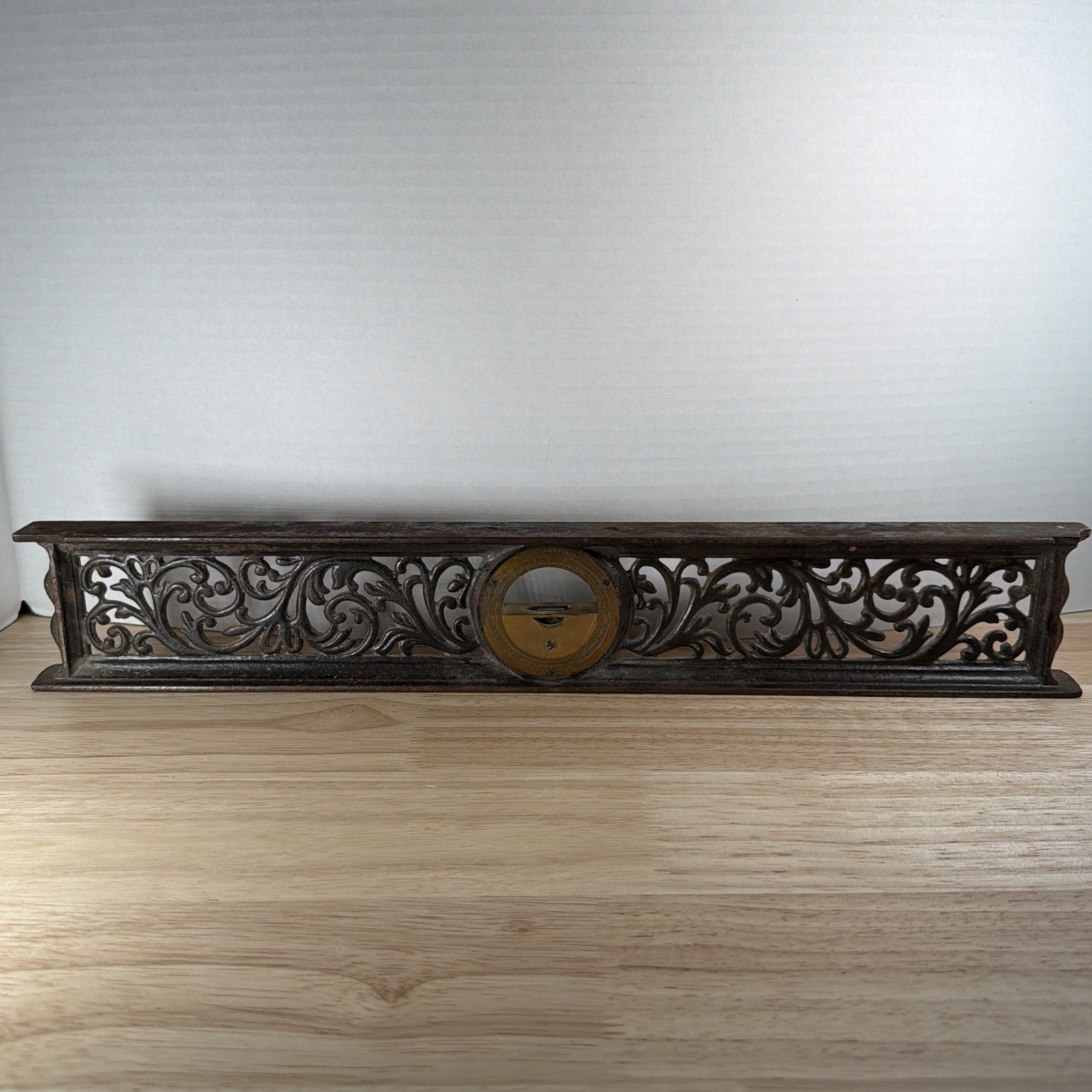 Antique Machinists Cast Iron Davis Level & Tool Spirit Level 18″ 1867 Pat.