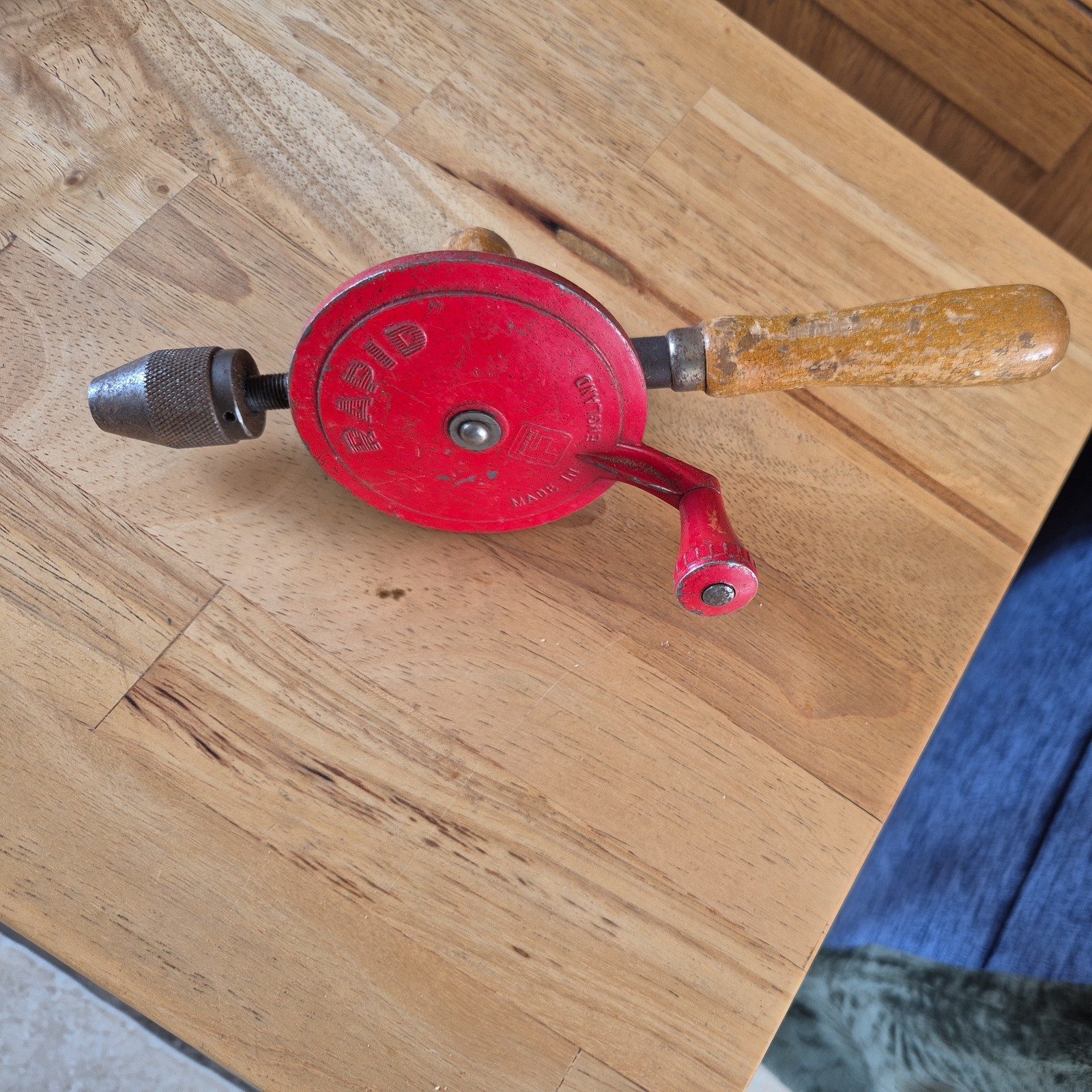 Vintage Rapid Fleetway Hand-Operated Drill
