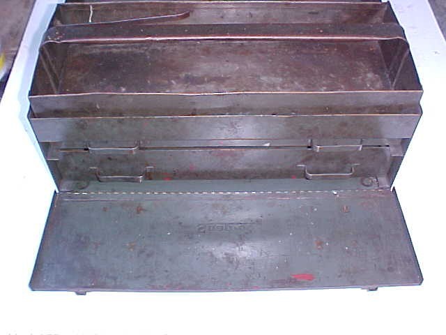 Early Snap On & Blue Point Hip Roof Tool Box