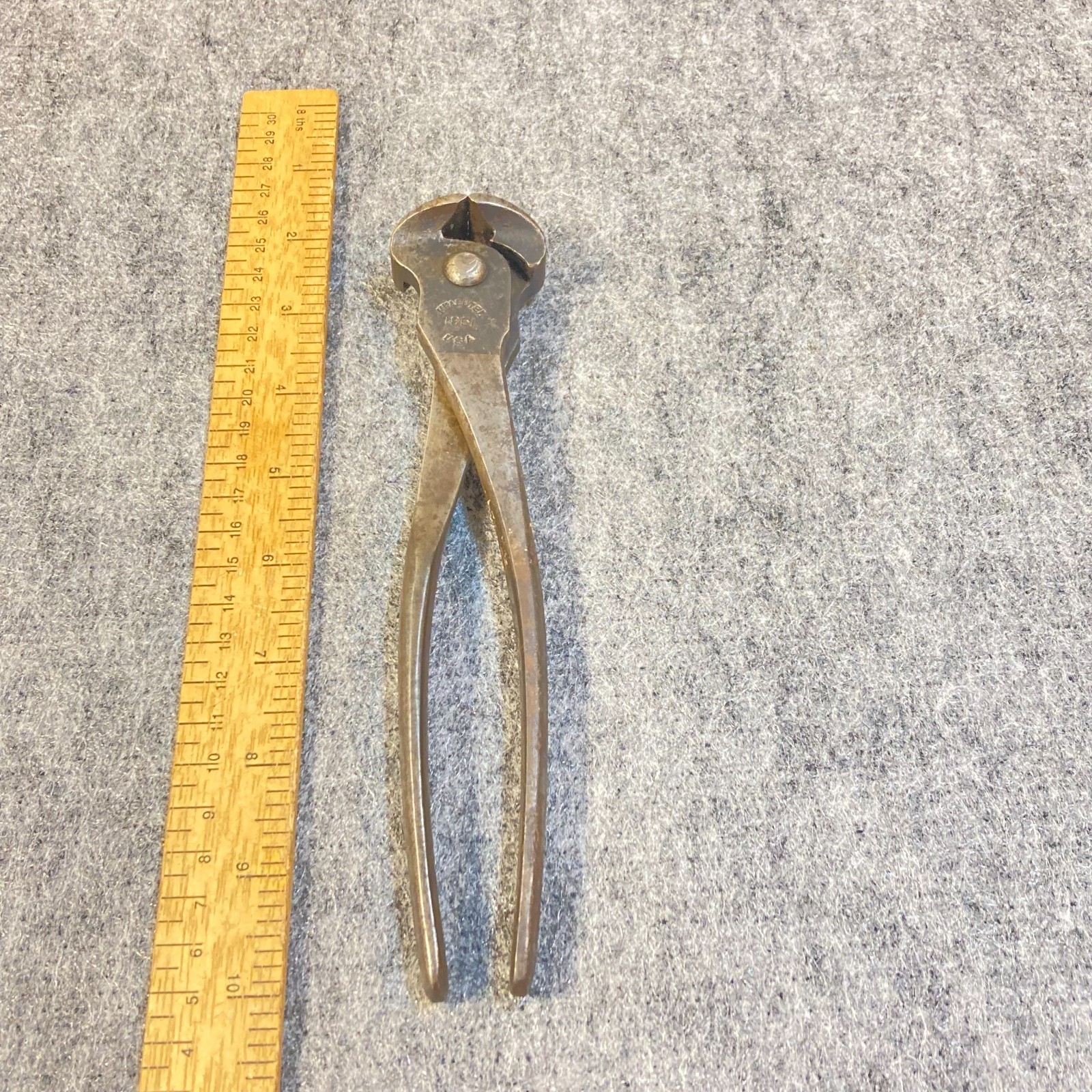 Vintage Kraeuter End Cutting Nippers 8″ #1851 USA