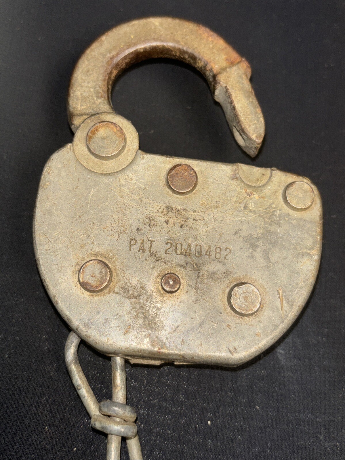 (2) Railroad Switch Locks Adlake Soo Line & Unknown