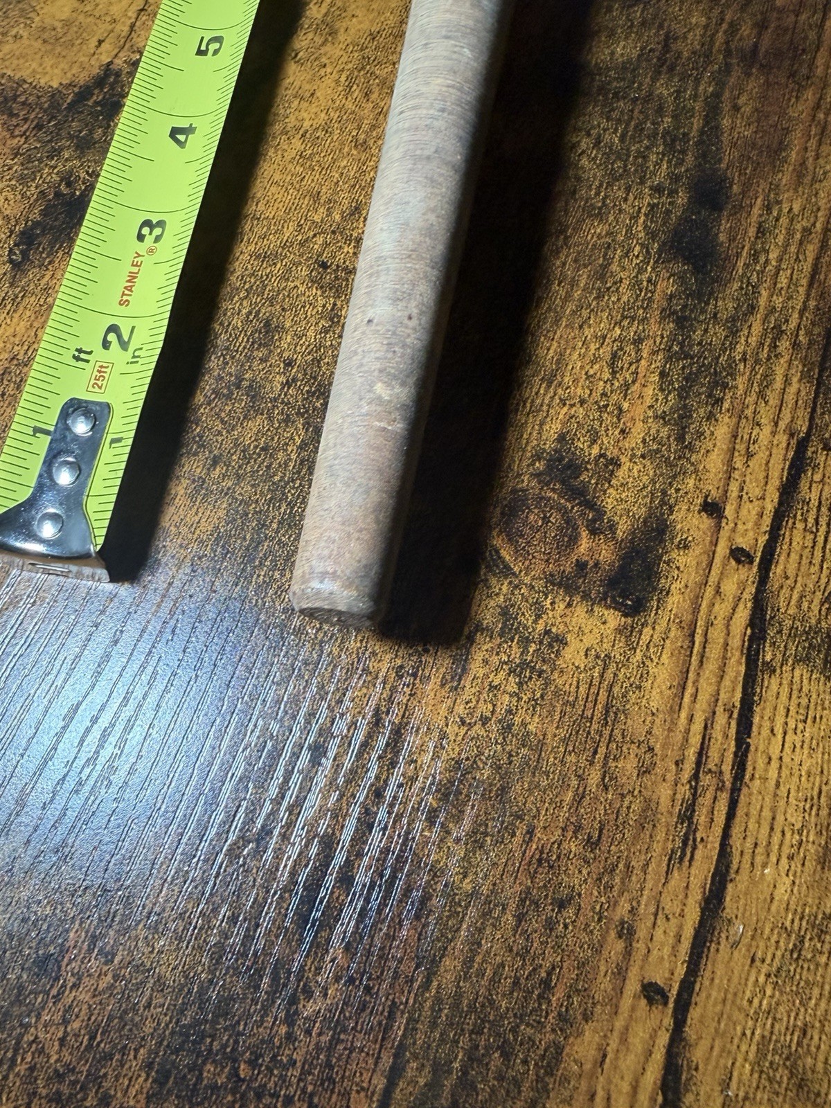 Antique French Paintbrush With Copper Ring