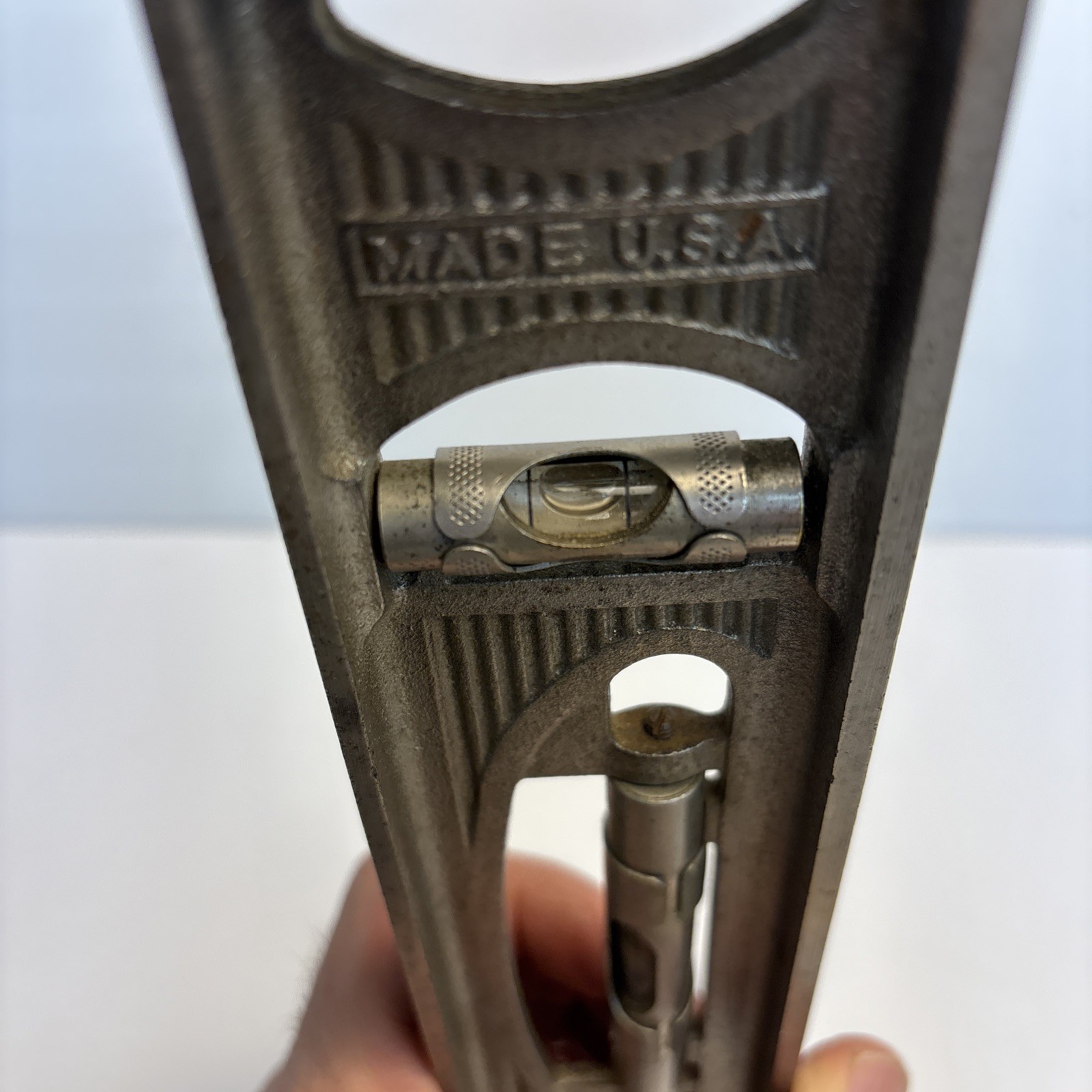 Stanley No 36G Machinist Level 12” Cast Iron USA Vintage