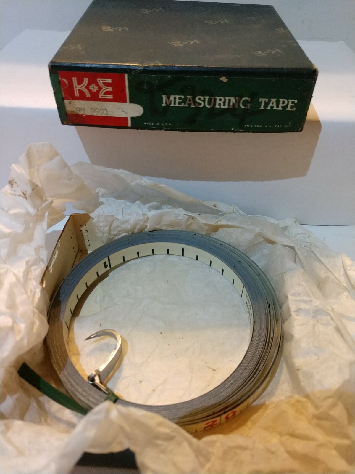 Keuffel & Esser K&E Stevens Albadure Steel Tape Refill 20ft 10 100ths 99-9991