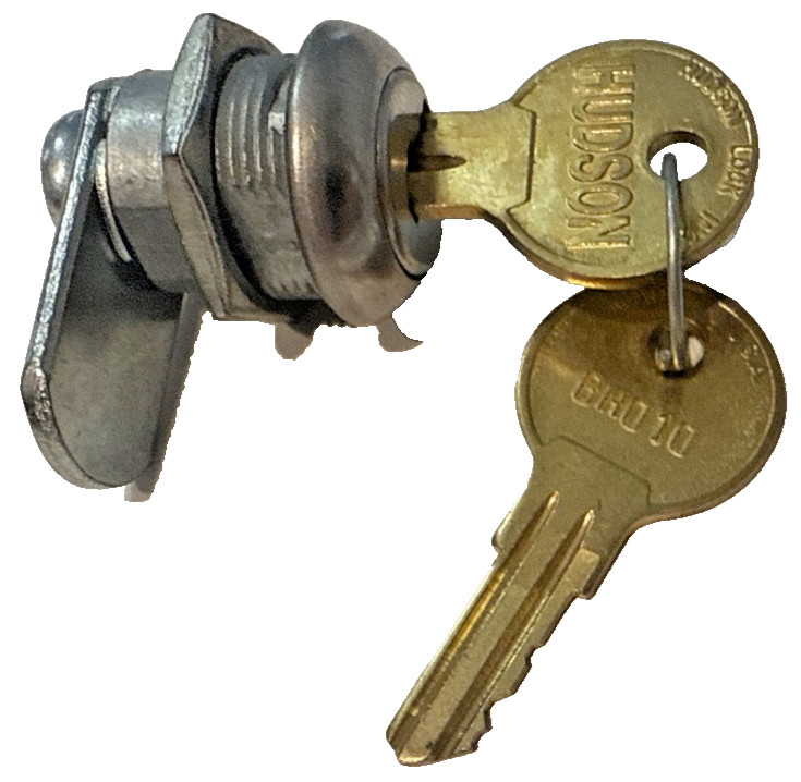 Hudson BH010 Cam Lock With Two Keys Gillig 53-5741-000 Made In USA