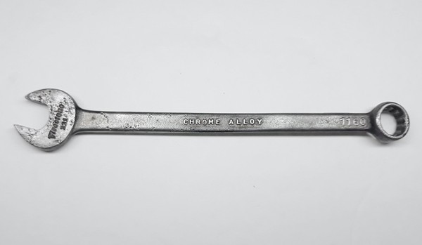 Vtg FIRESTONE 221 Chrome Alloy ▪️1160▪️ 3/8 in COMBINATION WRENCH 🔸️ USA