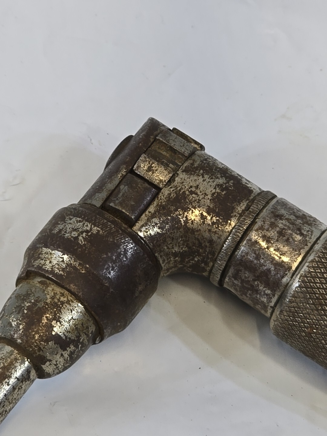 Antique John S. Fray Co No. 86 – 8″ Sweep Ratcheting Hand Auger Bit Brace Drill