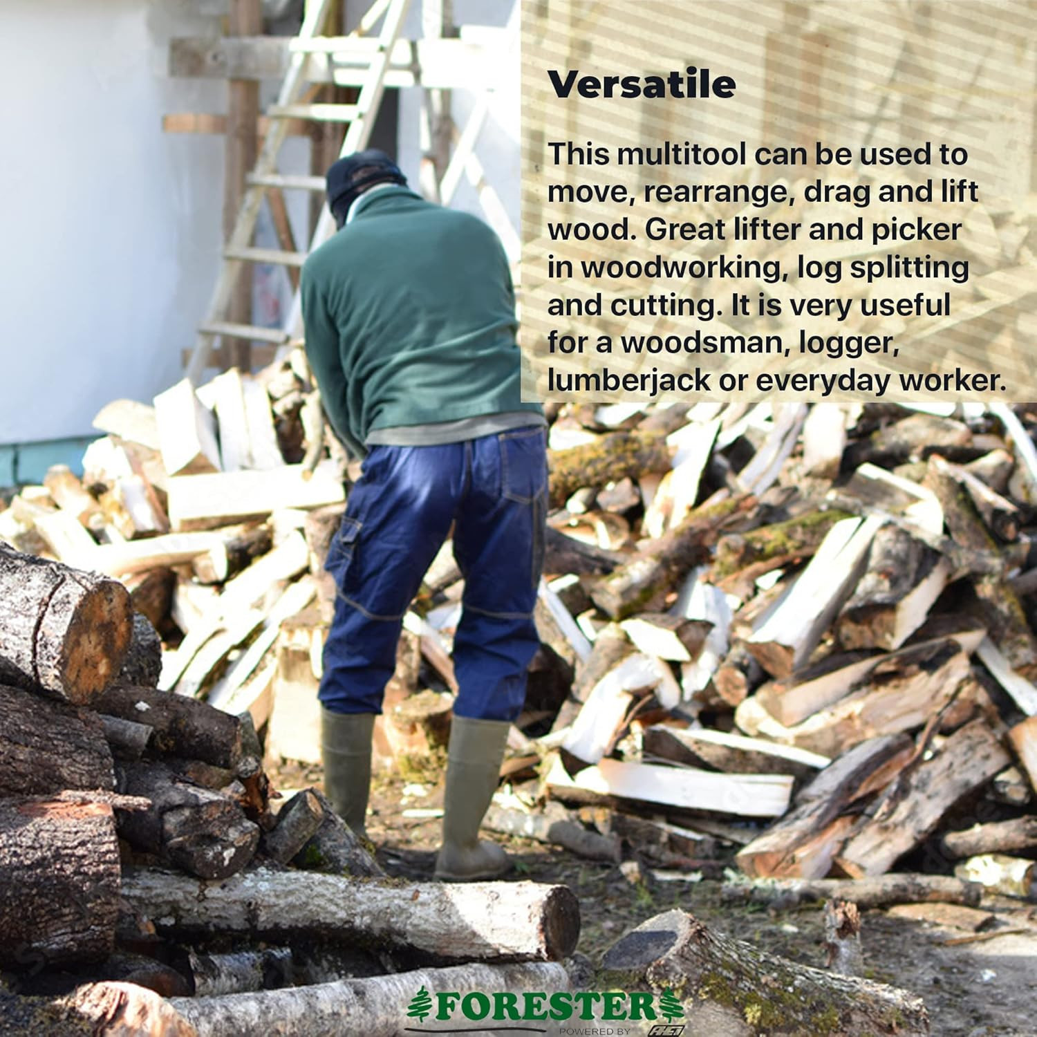 Pickaroon Logging Tool | USA Hickory Handle | Hookaroon Logging Tool | Log Rolle
