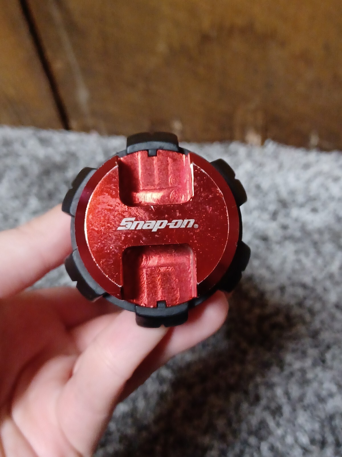 Snap-On Red And Black 13” Flashlight Take D Batteries (Not Included)