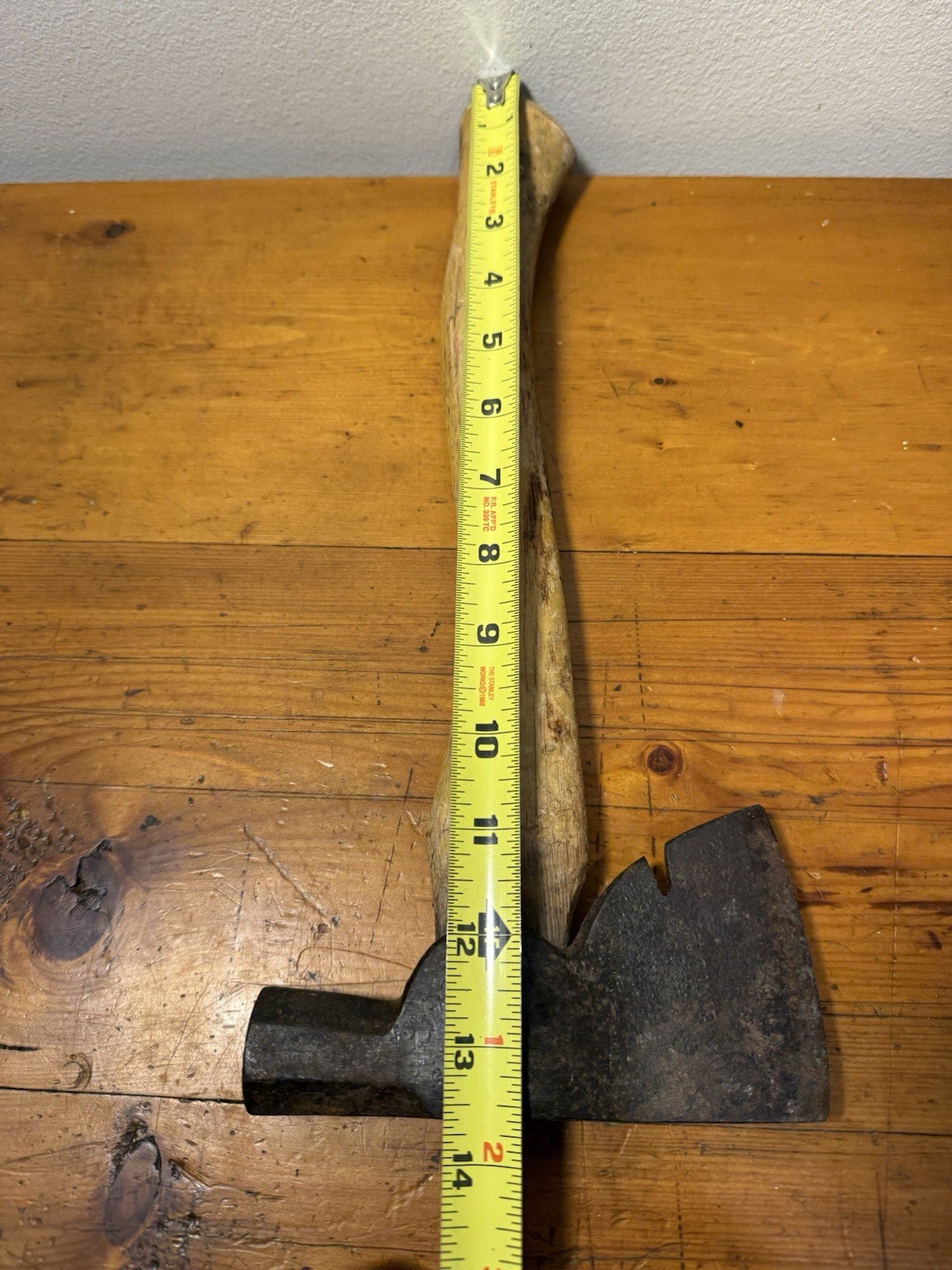 Vintage G.W. Co. Hatchet Carpenters Axe Claw Hammer Nail Puller Wood Handle