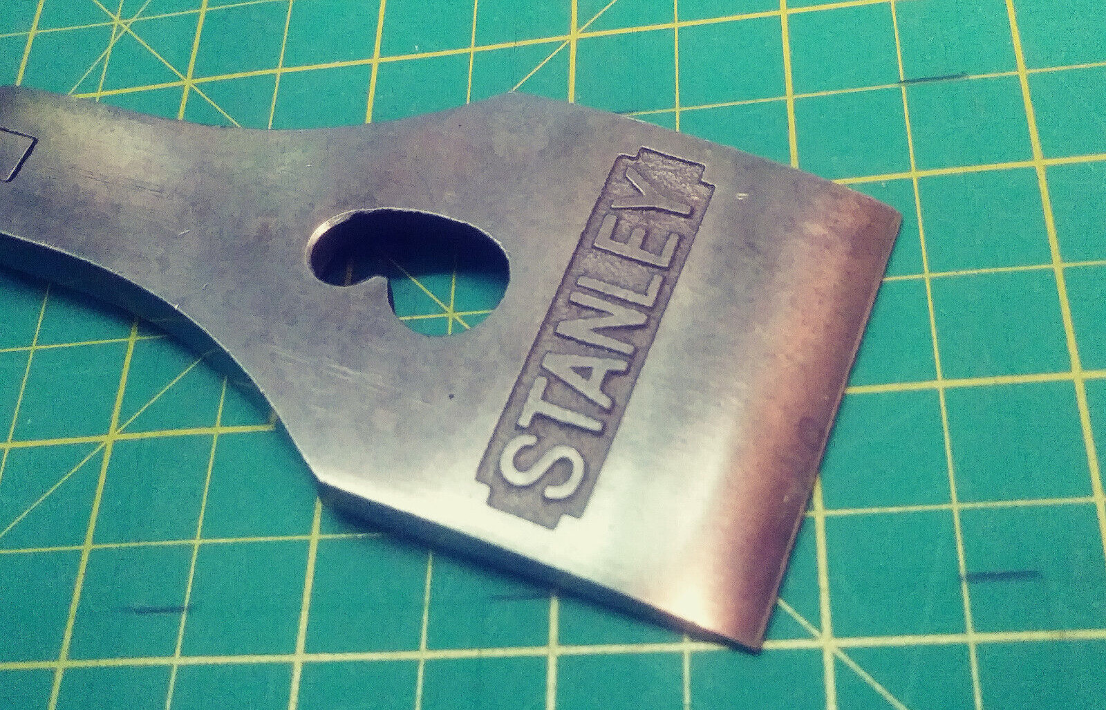 WW 2 Era Patent #1918750 Stanley 2″ Lever Cap – Kidney Slot – No Paint – CLEAN