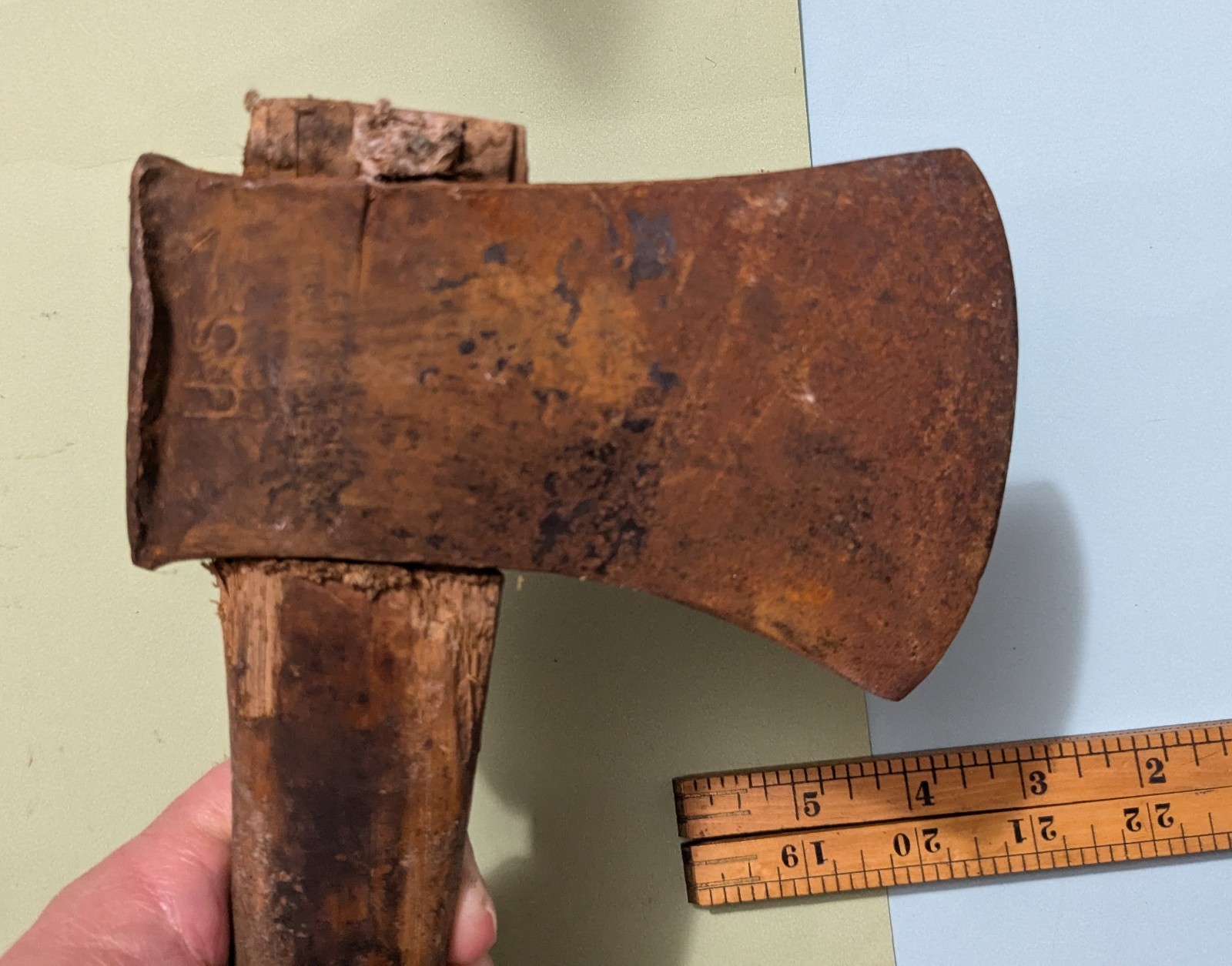 WWII Era US American Fork And Hoe Company 1944 Stamped Hatchet