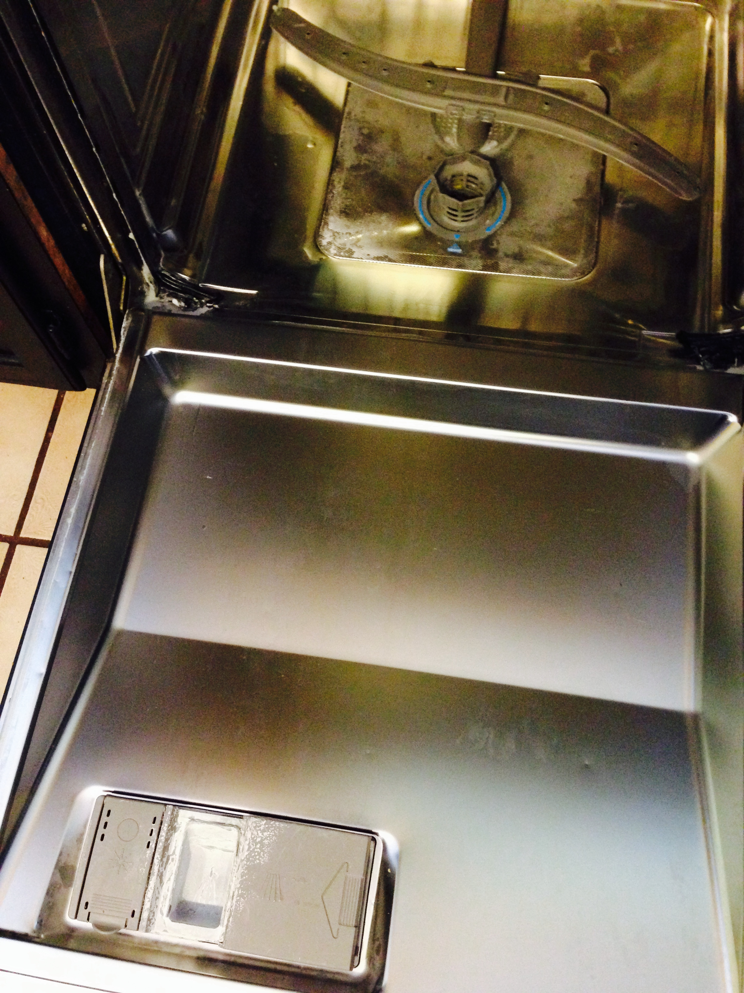 Cleaning Hard Water Deposits From Bosch Stainless Steel Dishwasher