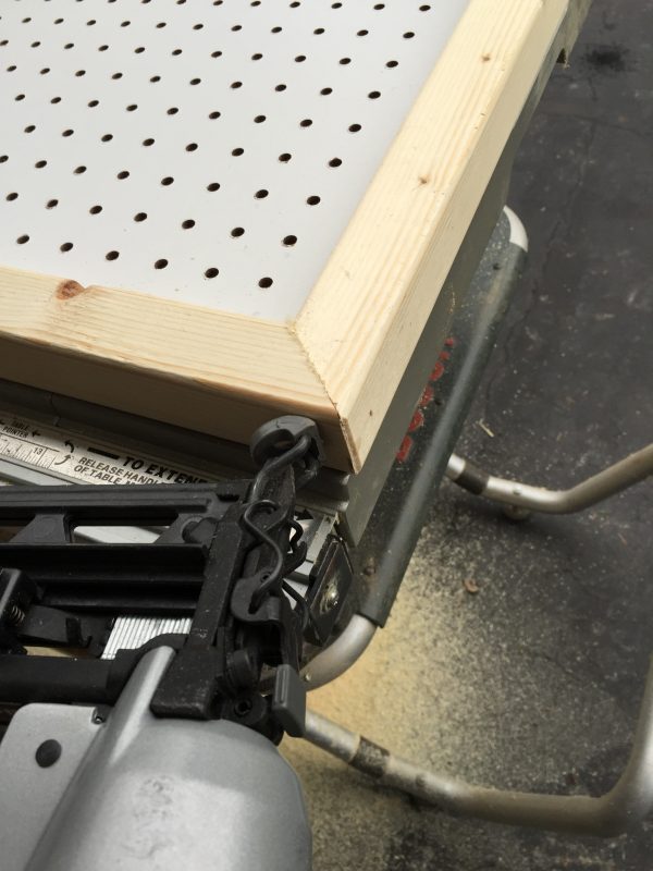 Make a folding pegboard display Jon Pohlman