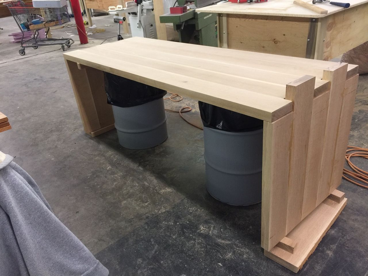 Building a Solid White Oak Desk Part 5